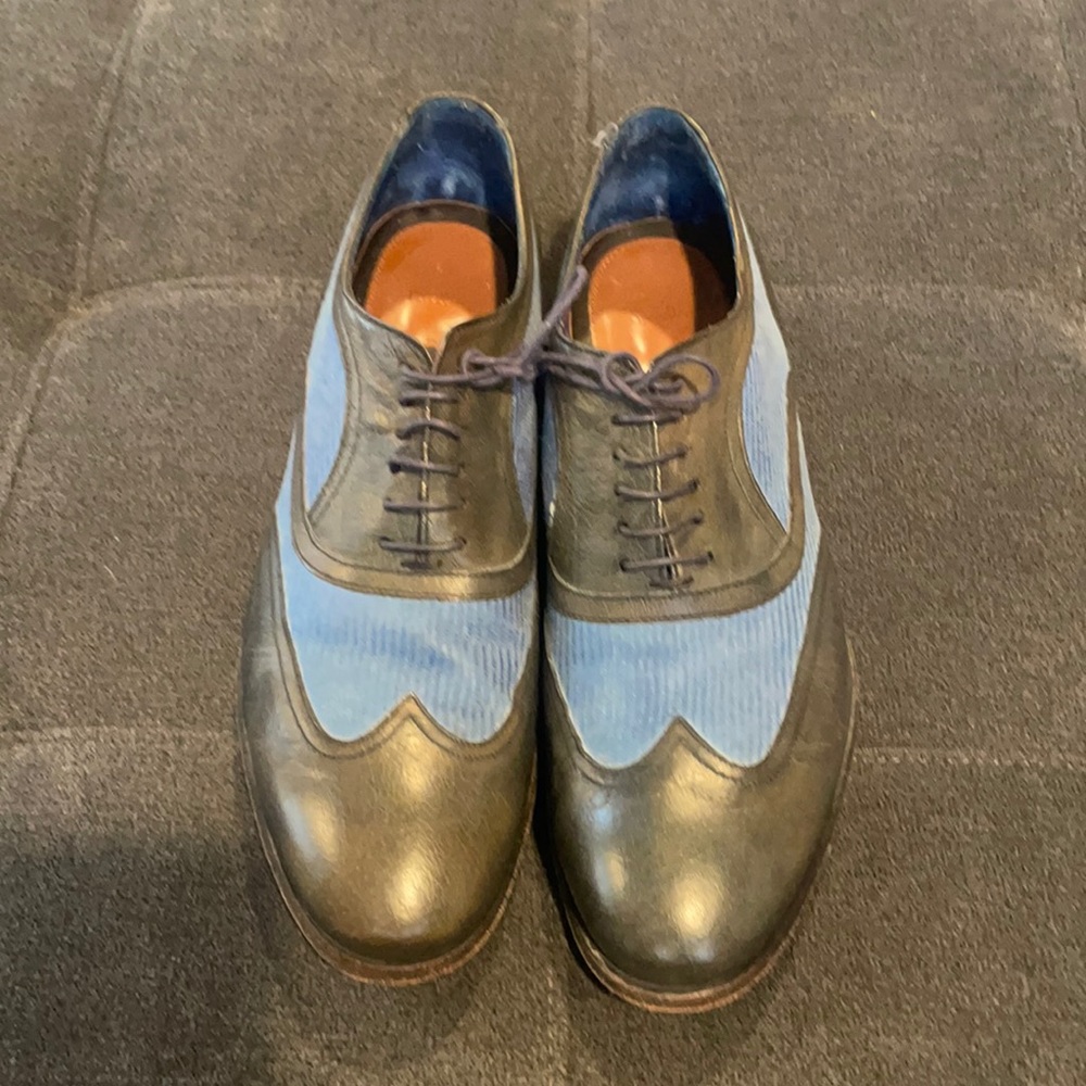 COPY - Paul smith blue and black wingtip